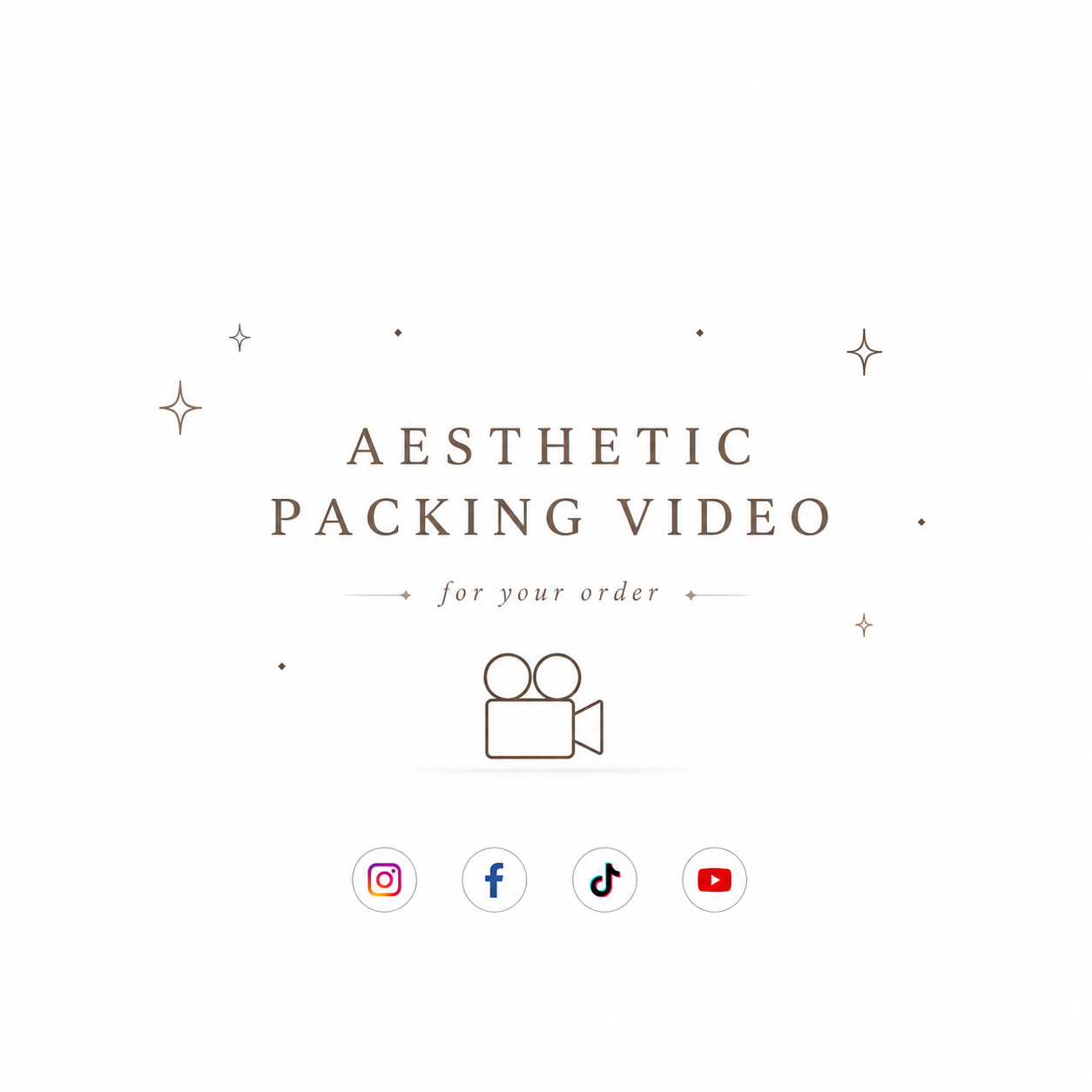 Aesthetic packing video 🎥