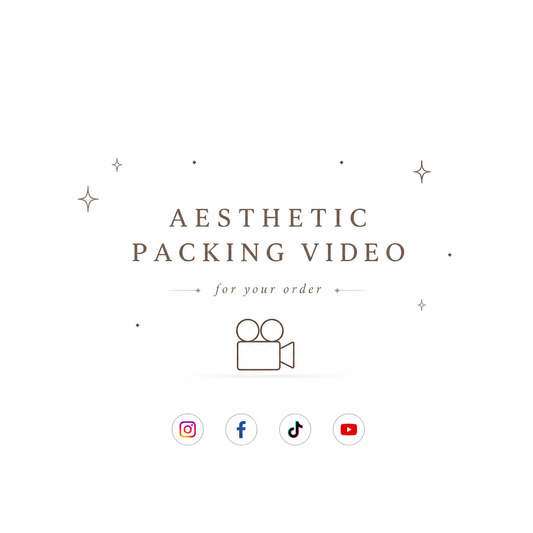 Aesthetic packing video 🎥