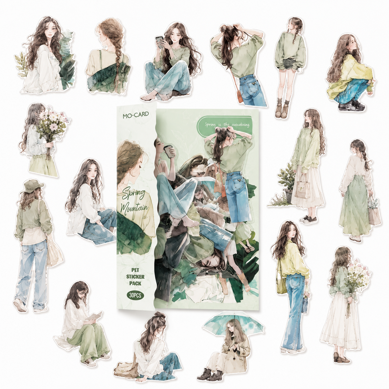 ⛰️Spring mountain (30 pcs)