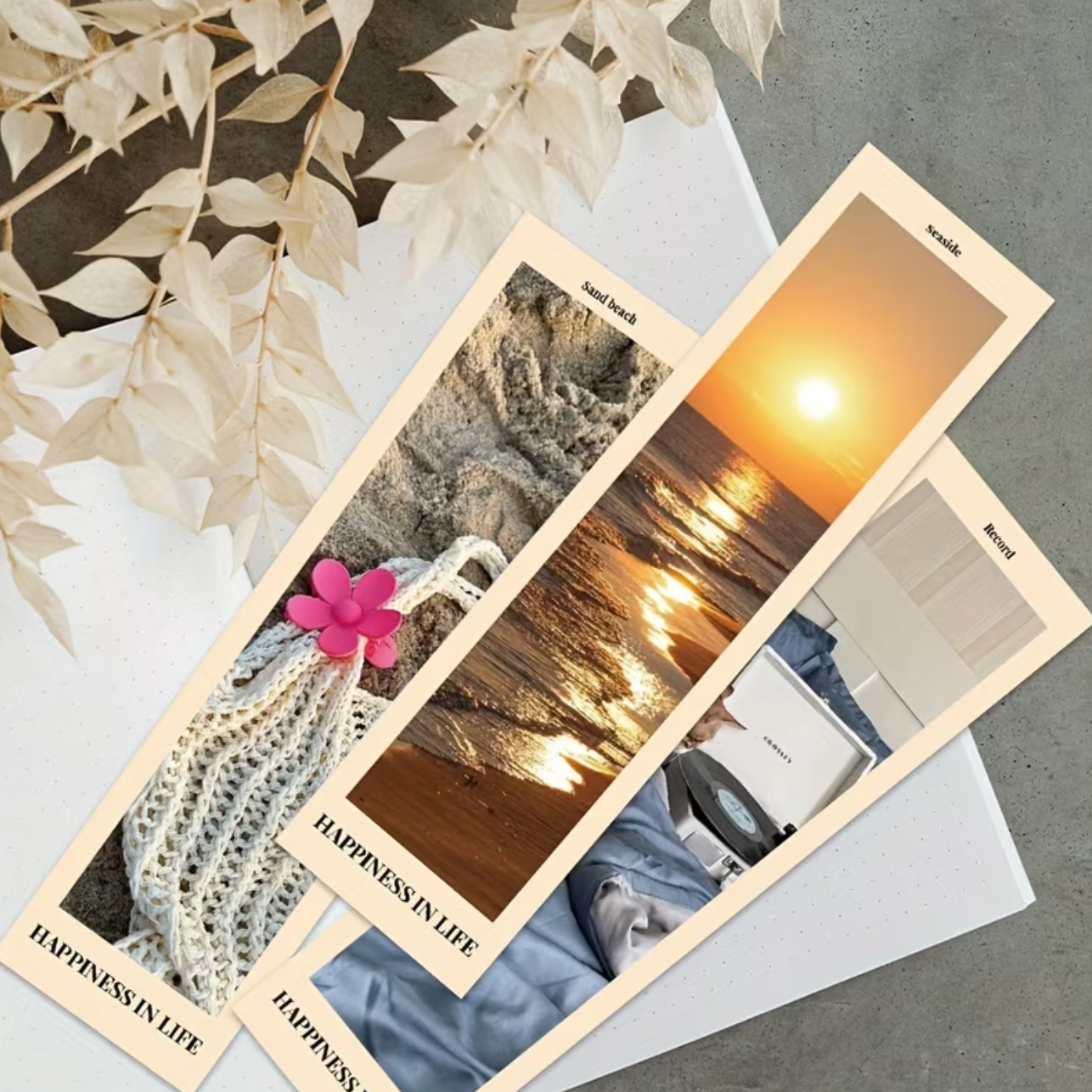 🌅Happy Life Bookmark Set (30 pcs)
