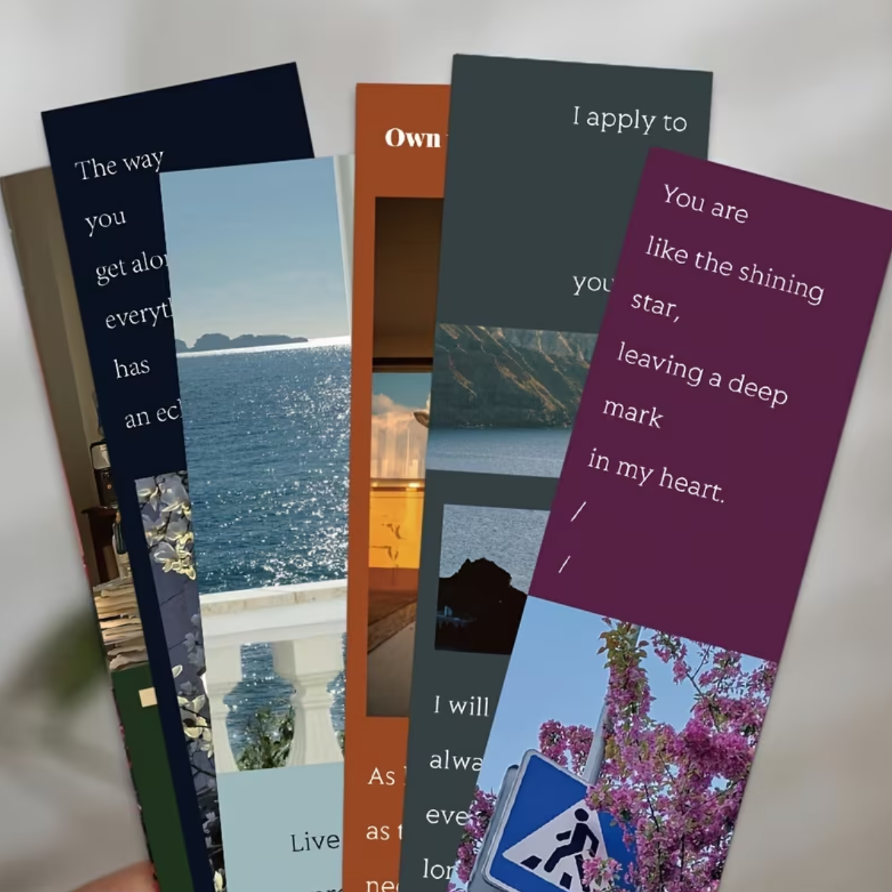 🪻🤍Elegant Bookmarks Set (30 pcs)