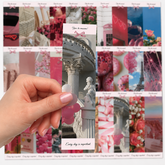 💕Pink Dreams Bookmark Set (30 pcs)